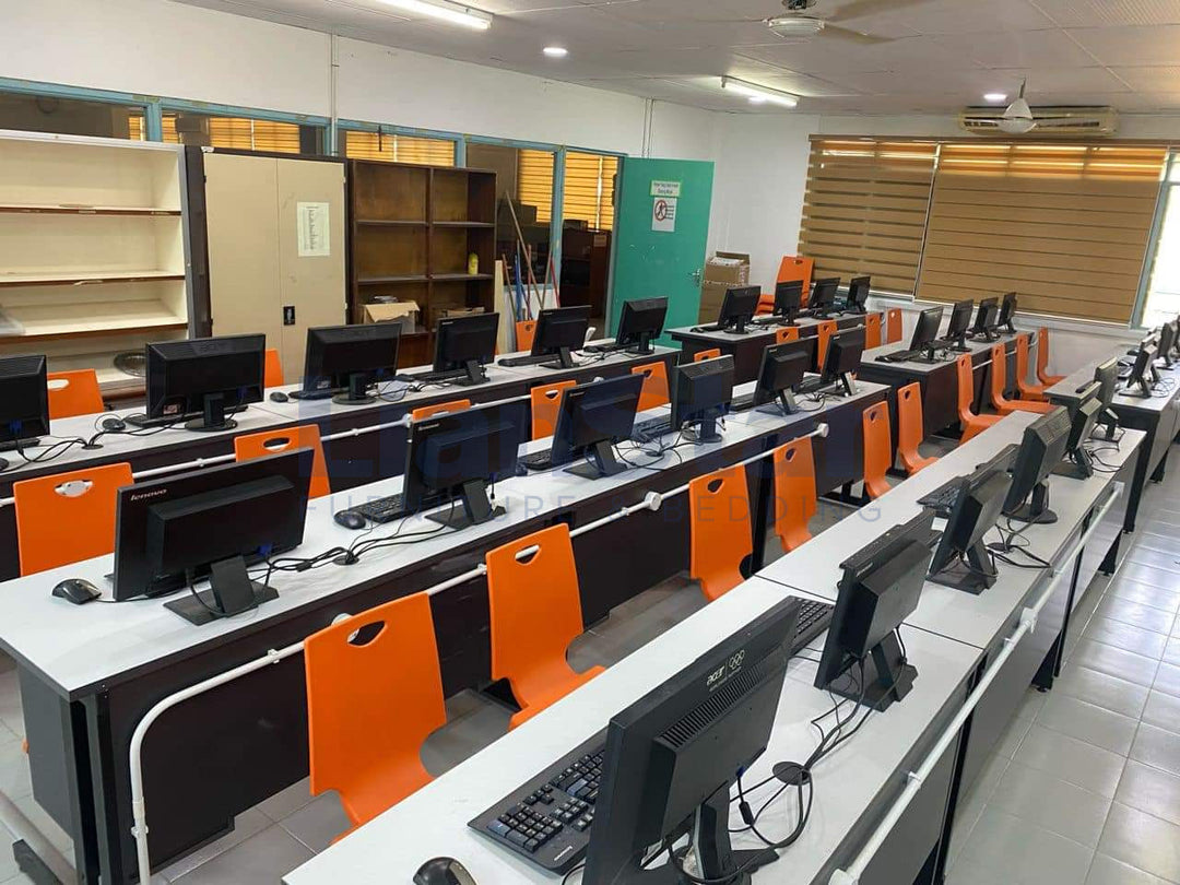 Computer Room Table Installation at SMK St Anthony, Sarikei