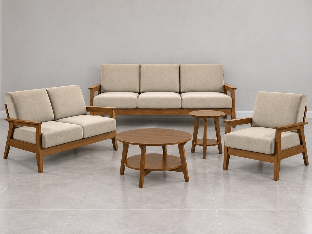 SF-2401 Tiffly Wooden Sofa Set — Lian Star collection
