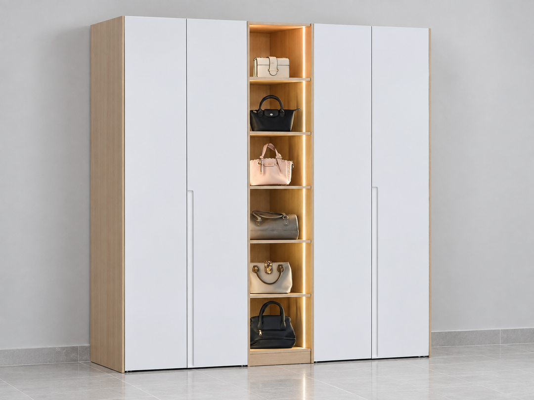 LEGNA Wardrobe with LED Display — Lian Star collection
