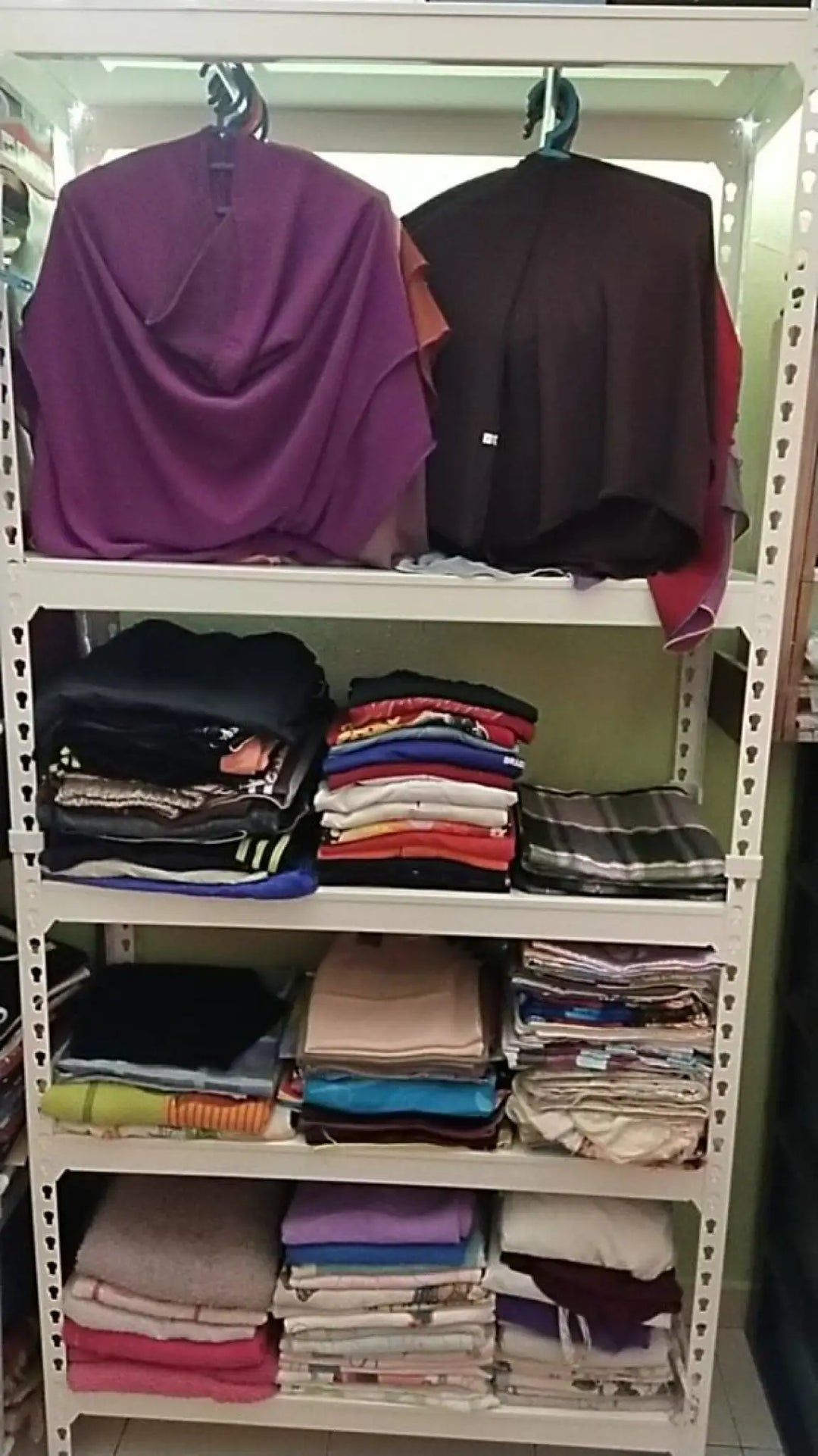 ZENBU 2-In-1 Light Duty Metal Storage Rack