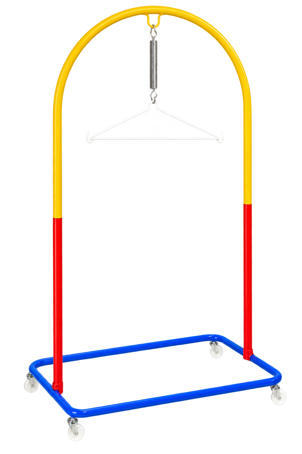 OHU colourful baby spring cot stand, without sarong.
