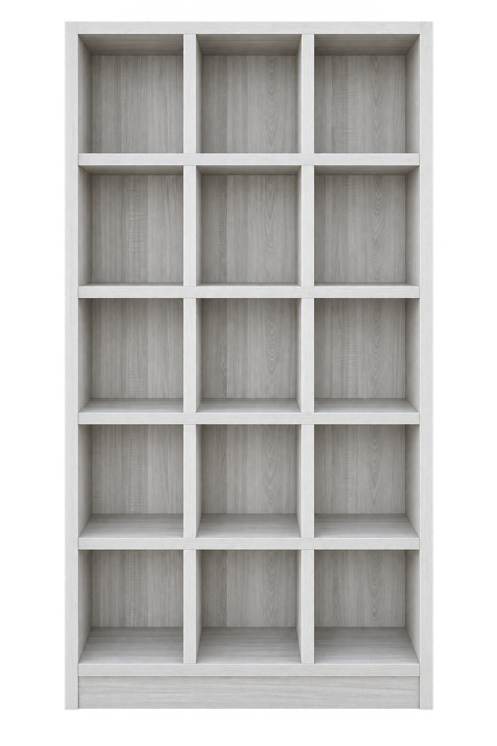 LAMAN 15-Compartment Bookshelf - White Wash - hero
