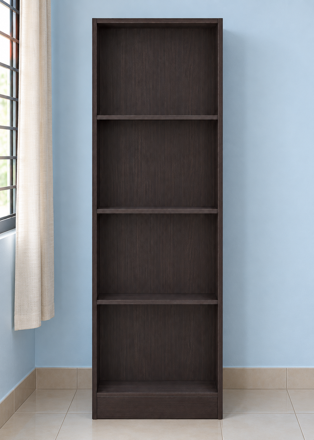 SENA 4-Compartment Bookshelf - Wenge - lifestyle