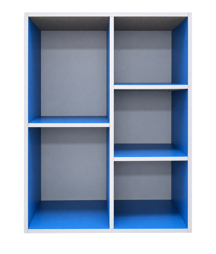CERIA 5-Compartment Bookshelf - Bright Blue - hero