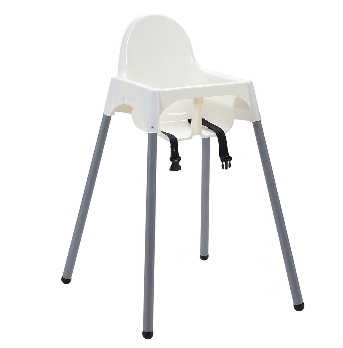 White FCI baby chair only, without tray.