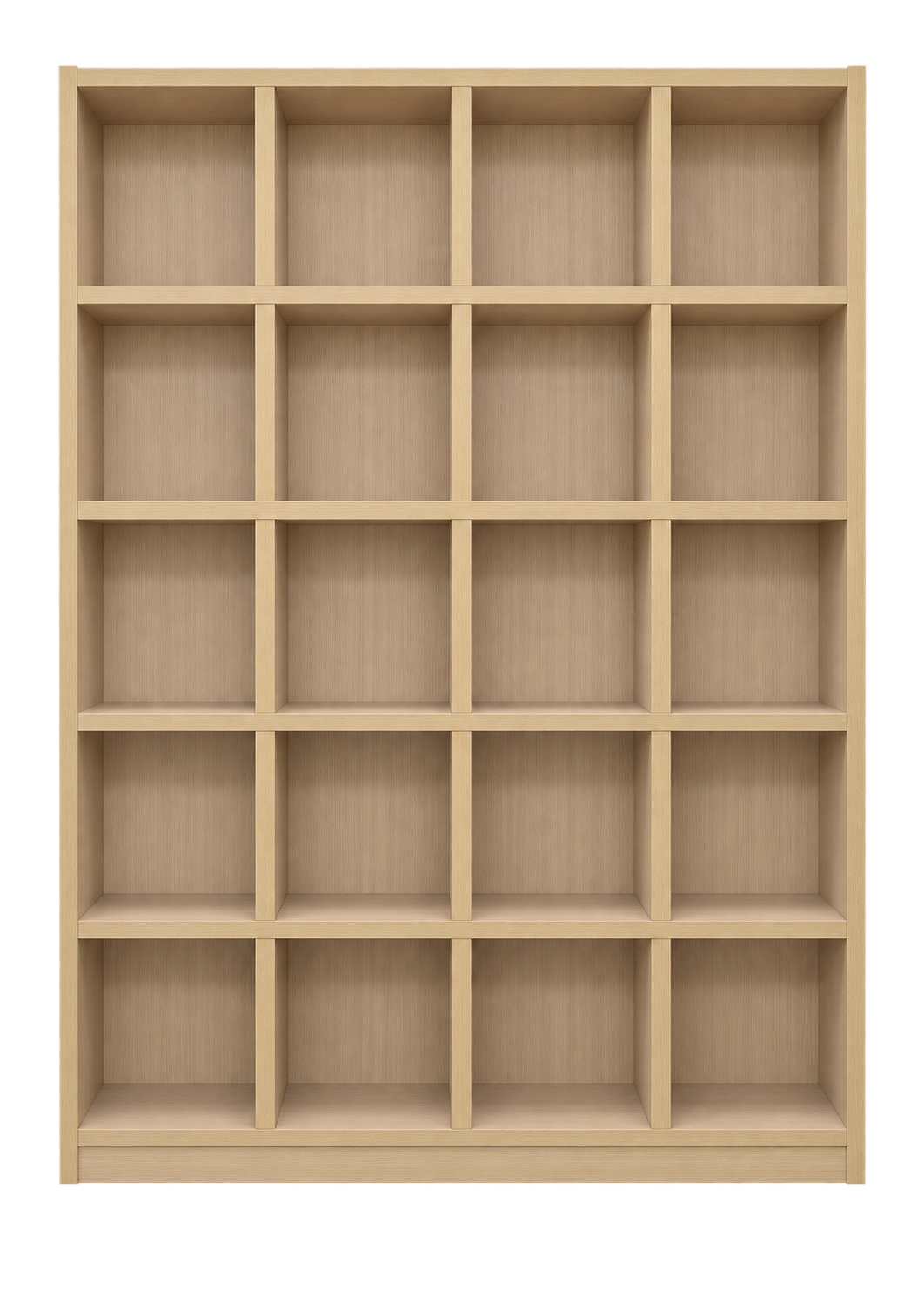 RIMBA 20-Compartment Bookshelf - Vanilla Oak - hero