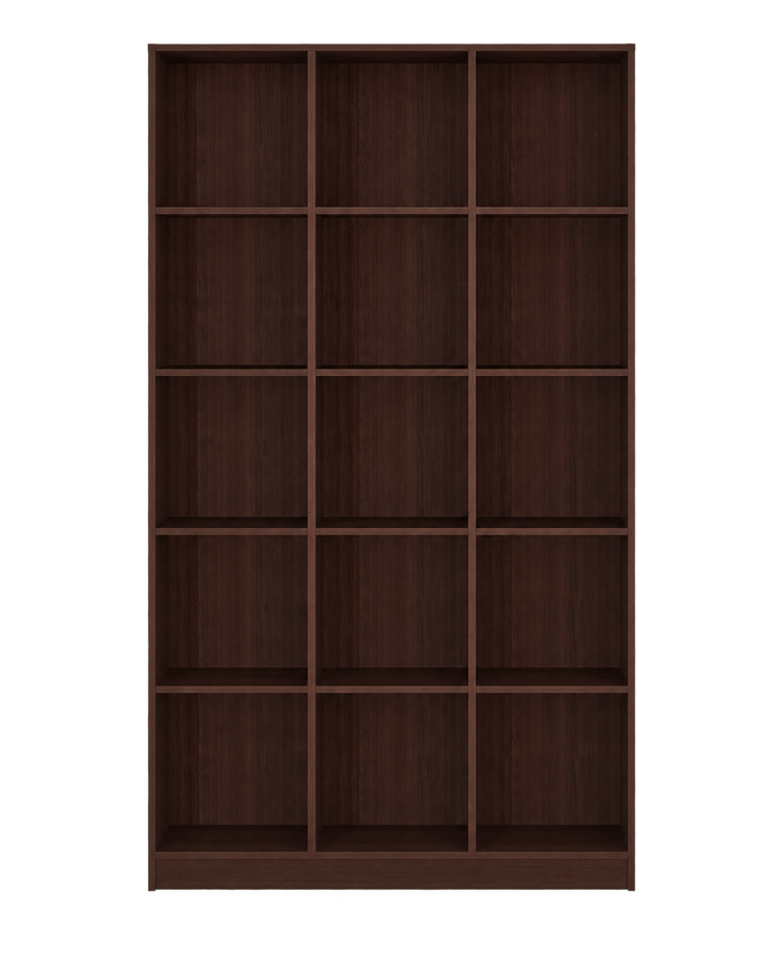 BAYU 15-Compartment Bookshelf - Wenge - hero