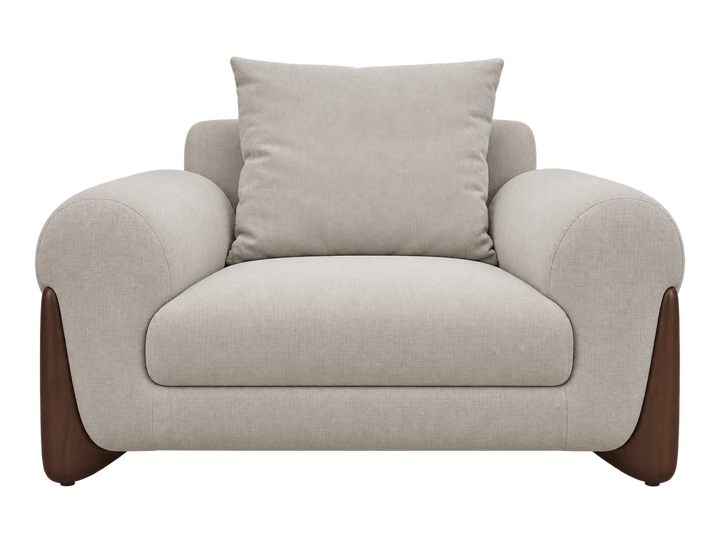 Front view of the single-seater from sofa set 103683