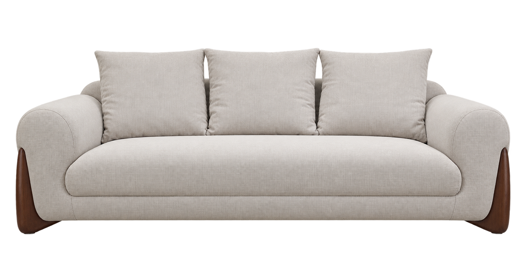 Front view of the three-seater from sofa set 103683