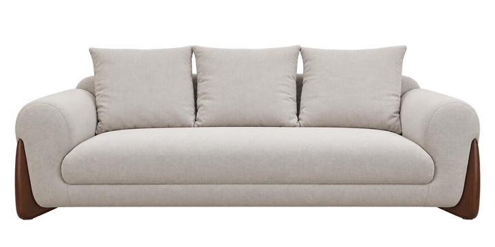 Front view of the three-seater from sofa set 103683