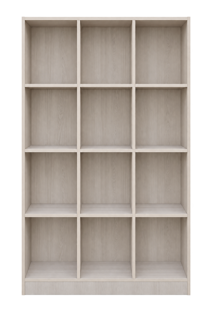 RUANG 12-Compartment Bookshelf - Light Oak - hero