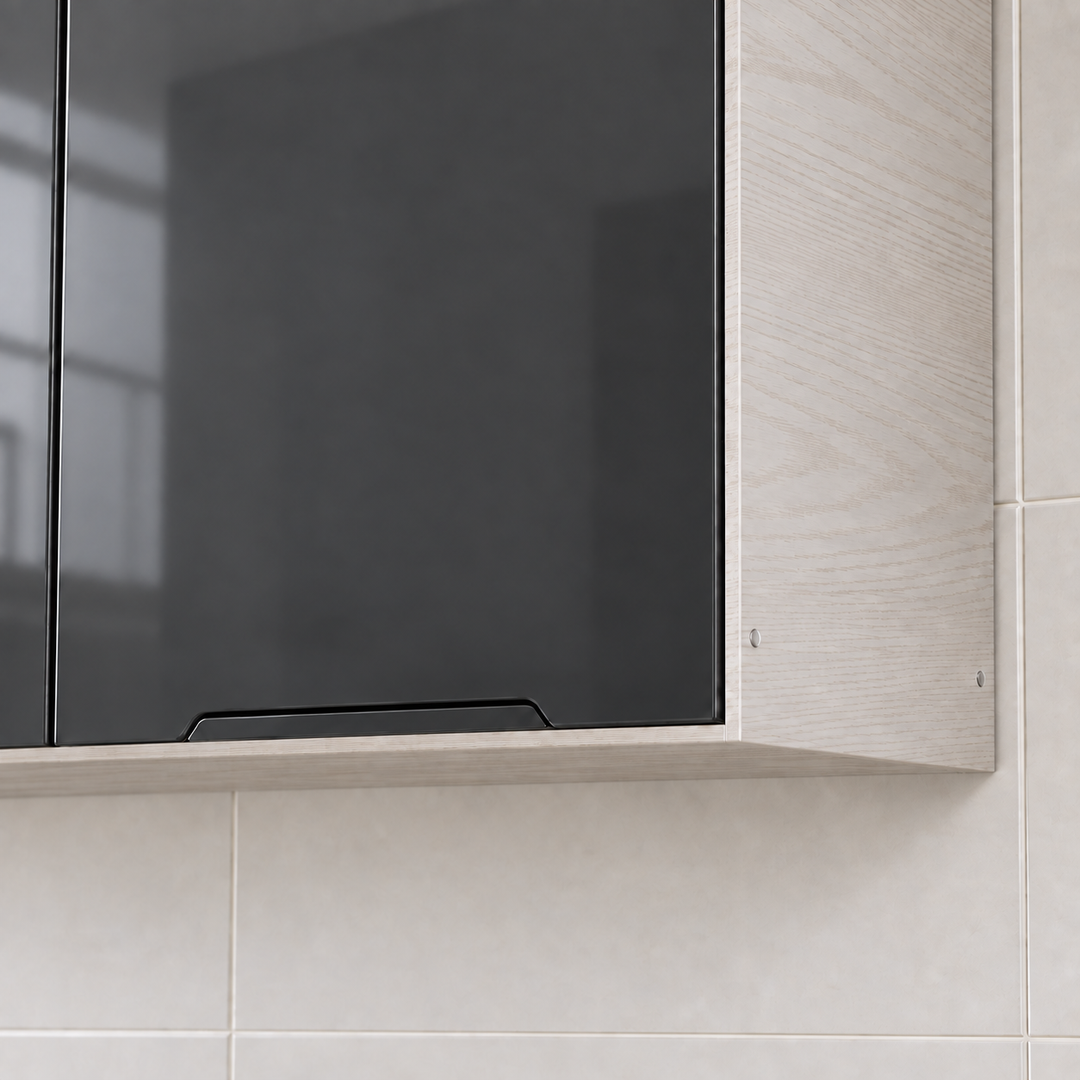 Gloss Kitchen Wall Cabinet – 120 cm, feature view