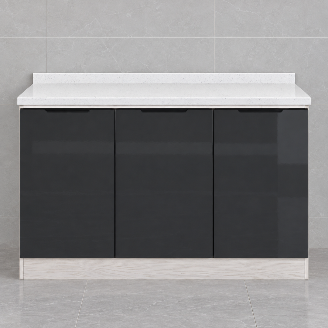 Gloss Kitchen Base Cabinet – 120 cm, hero view