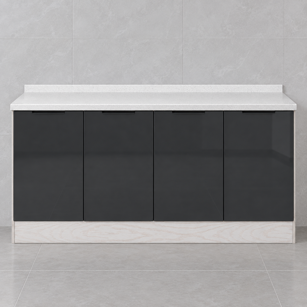 Gloss Kitchen Base Cabinet – 160 cm, hero view