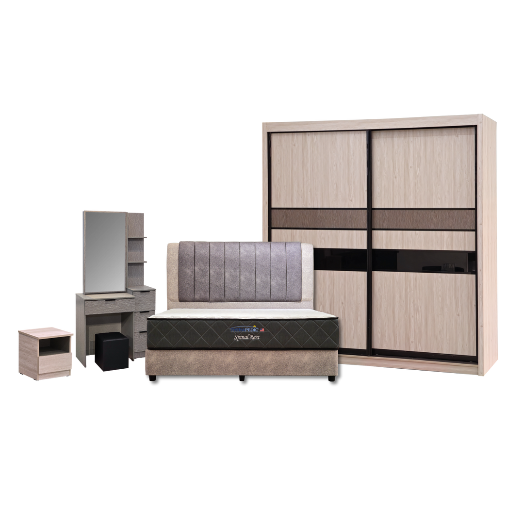 AKIRA 8x8 Essential Bedroom Set - Lian Star Sarawak