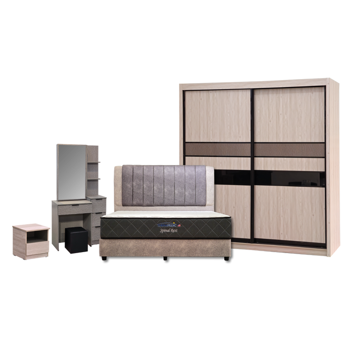 AKIRA 8x8 Essential Bedroom Set - Lian Star Sarawak