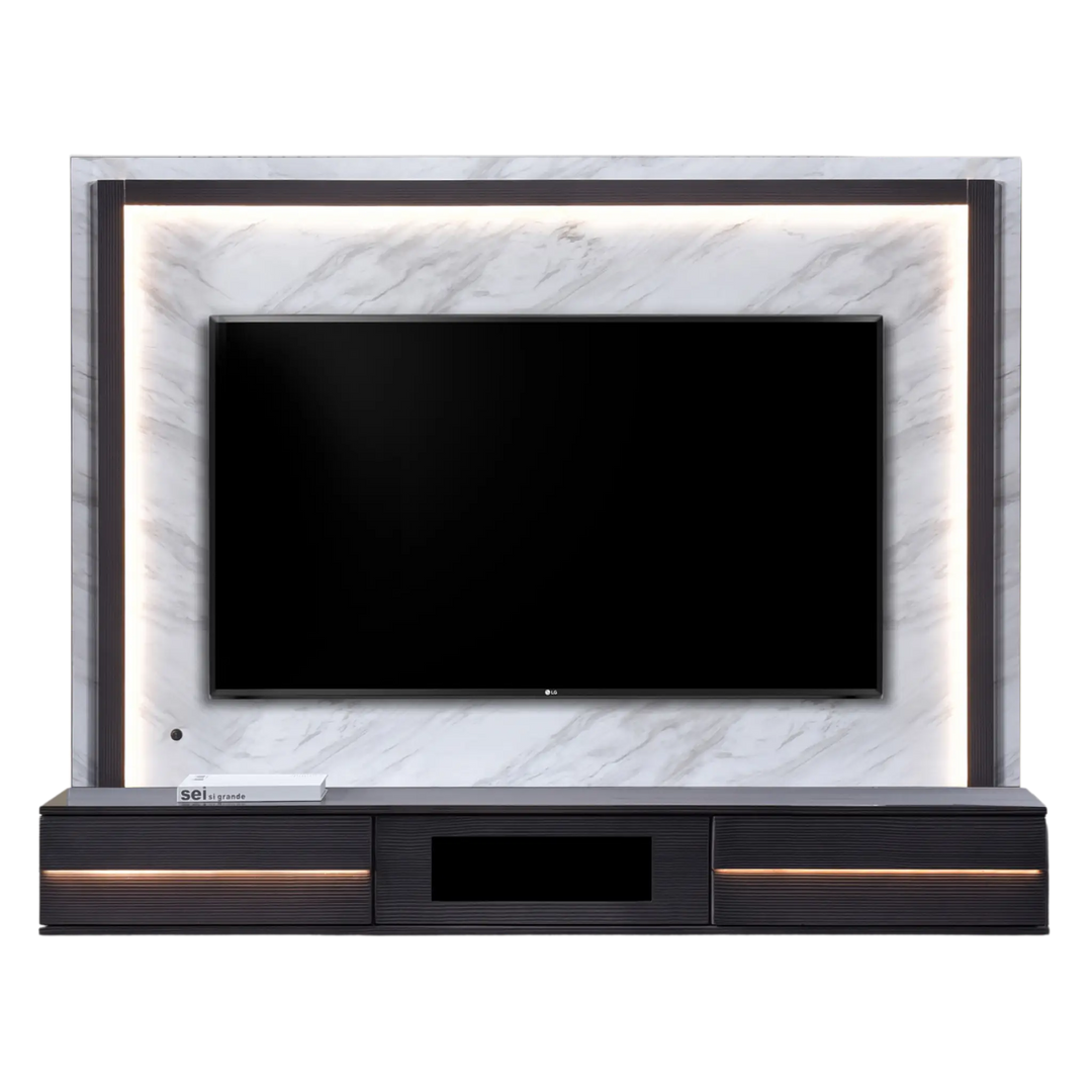 FRAME 6FT Wall TV Cabinet with LED - Lian Star Sarawak