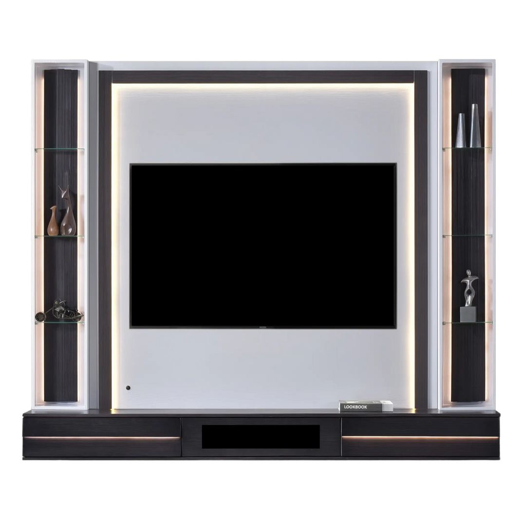 HATCH Wall TV Cabinet with LED Tall - Lian Star Sarawak