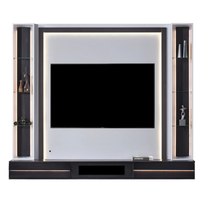 HATCH Wall TV Cabinet with LED Tall - Lian Star Sarawak