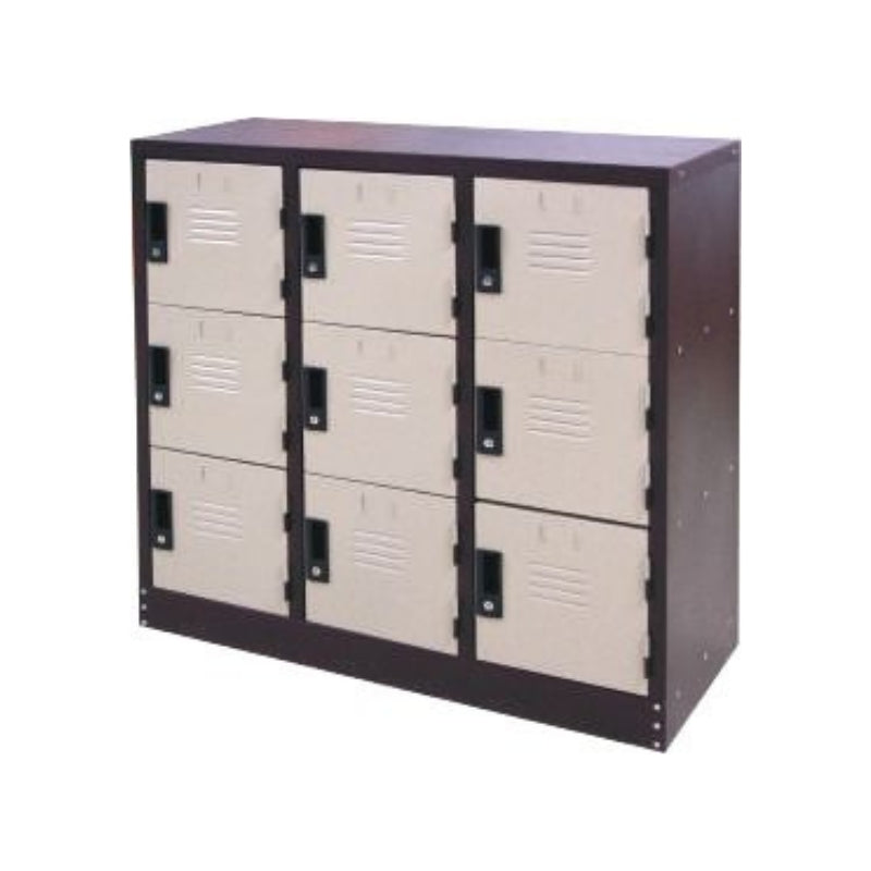 9 Compartment Half Height Steel Locker - Lian Star Sarawak