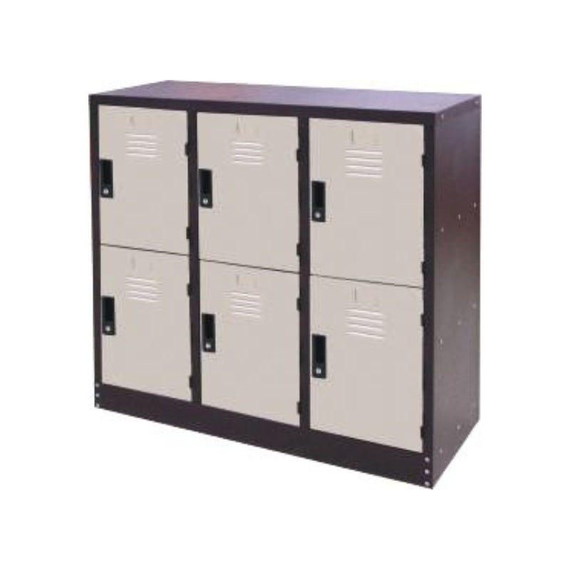 6 Compartment Half Height Steel Locker - Lian Star Sarawak