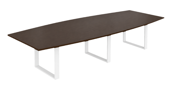 Square Leg Conference Table — transparent product hero