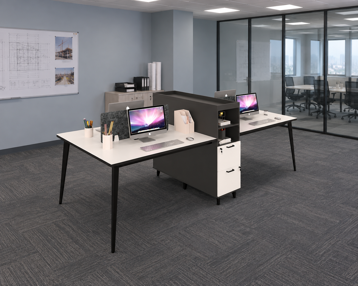 Workstation in an authentic Malaysian office
