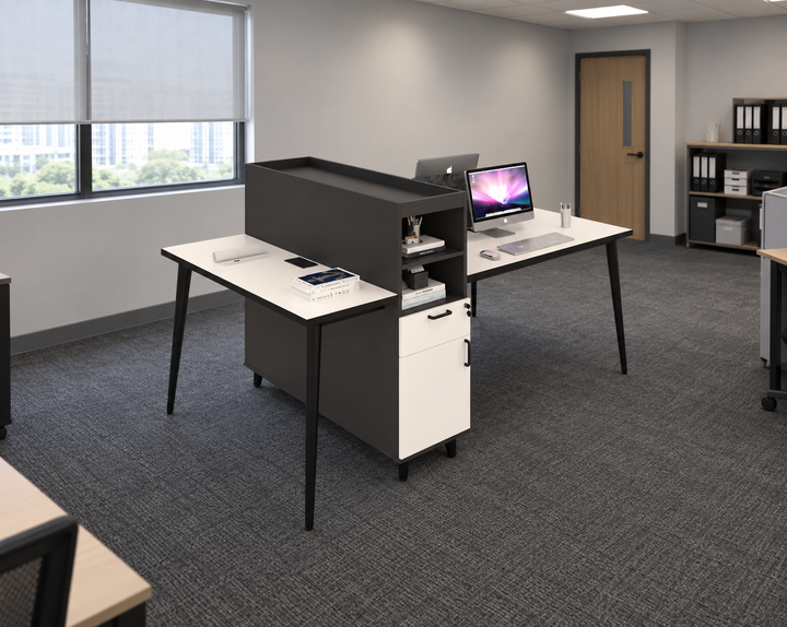 Workstation in an authentic Malaysian office