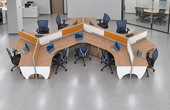 Workstation in an authentic Malaysian office — matching original configuration