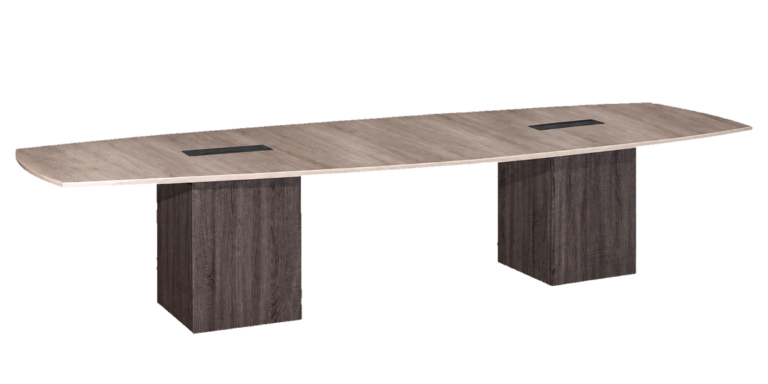 MP Boat Shaped Conference Table 3.6m — transparent product hero