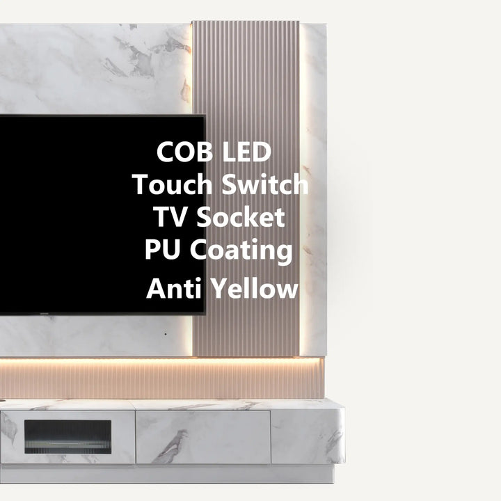 MAXX Premium Standing TV Cabinet with LED