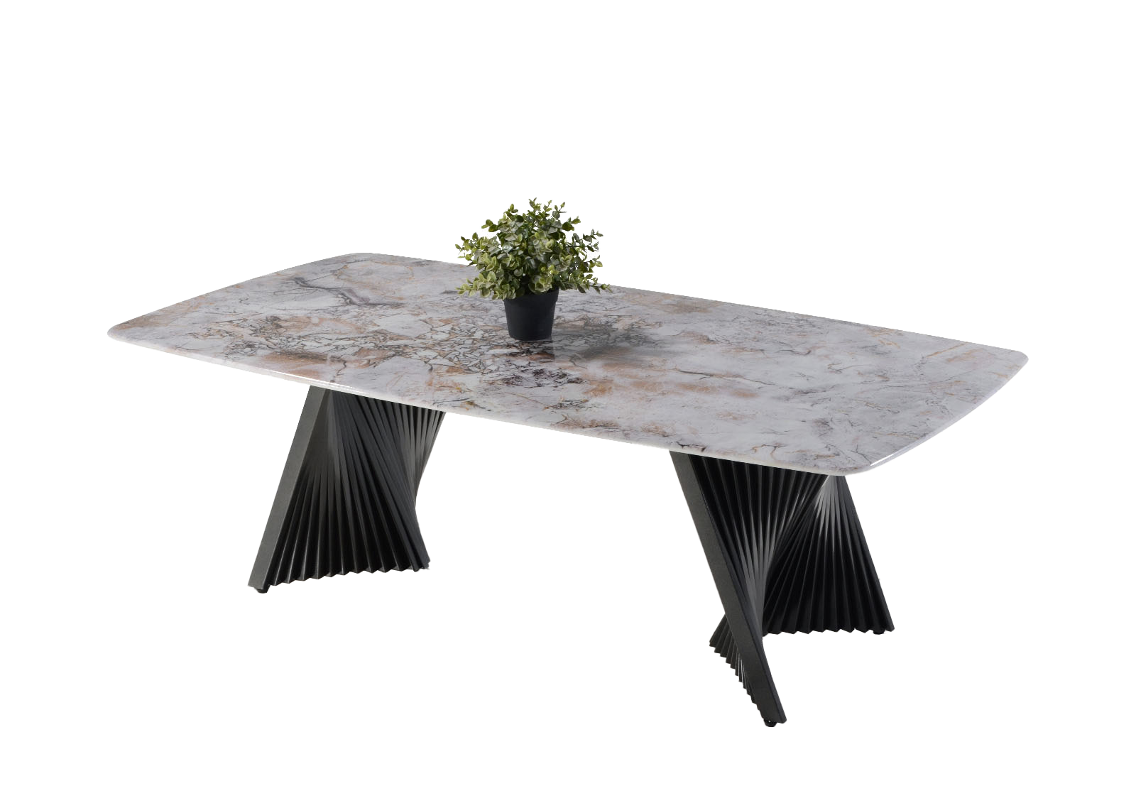 AURORA Crystal Marble Coffee Table - Lian Star Sarawak