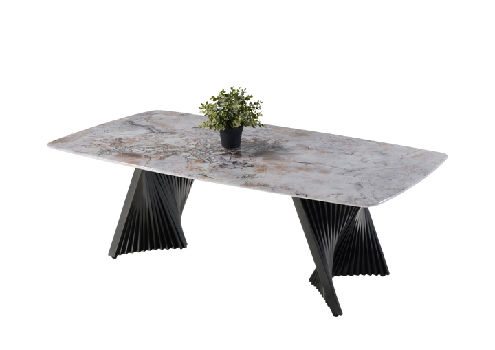 AURORA Crystal Marble Coffee Table - Lian Star Sarawak