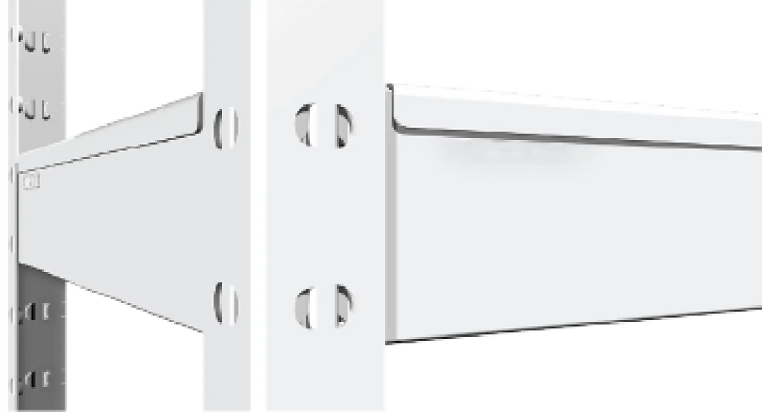 ZENBU 2-In-1 Light Duty Metal Storage Rack
