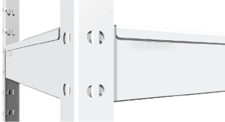 ZENBU 2-In-1 Light Duty Metal Storage Rack