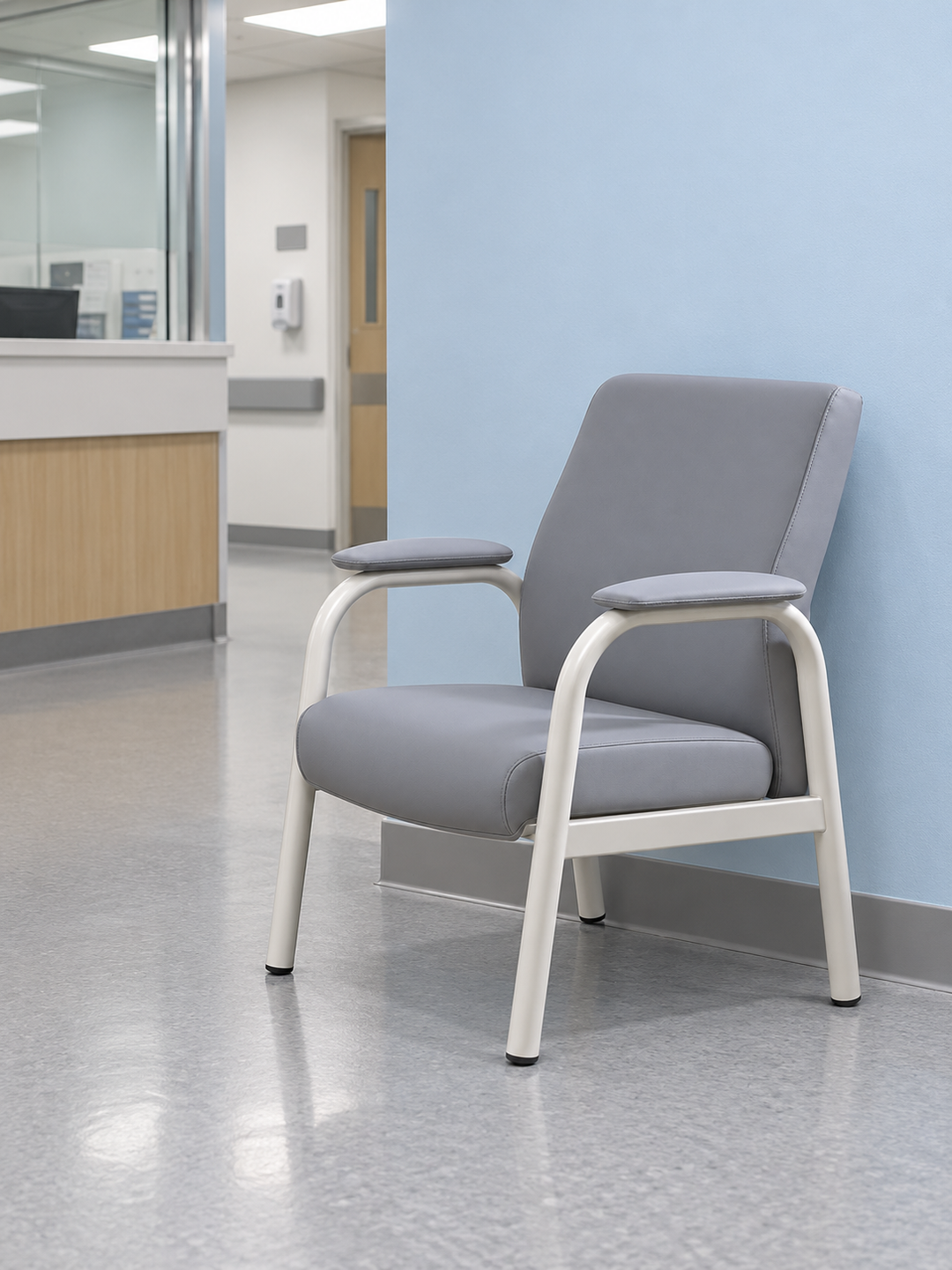 Care Low Back Hospital Waiting &amp; Lounge Chair — Malaysian lifestyle