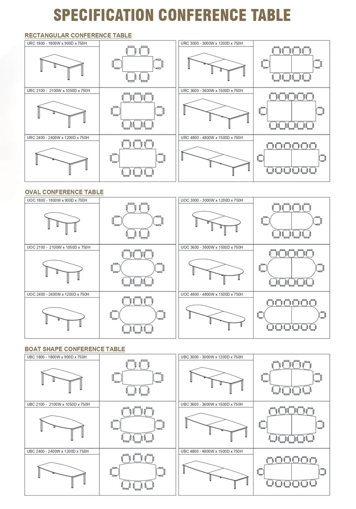 A-Leg Conference Table - Lian Star