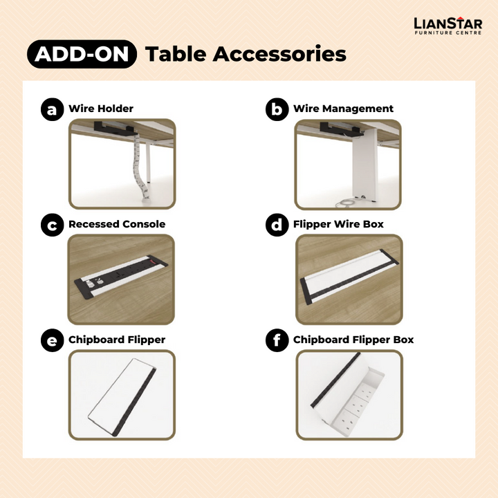 Pole Leg Conference Table - Lian Star