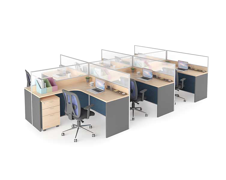 Partition Workstation Concept M 6 Pax - Lian Star Sarawak