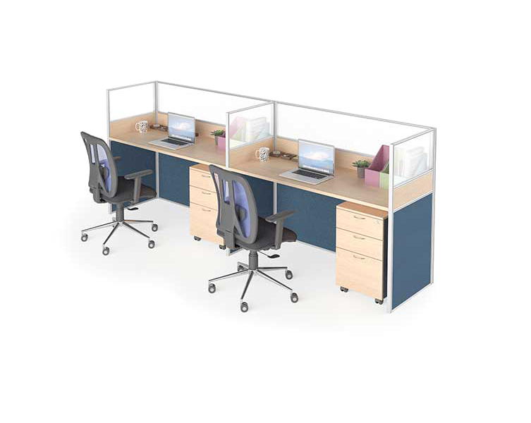 Partition Workstation Concept C 2 Pax - Lian Star Sarawak