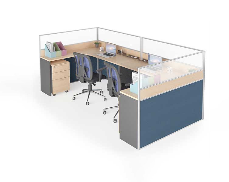 Partition Workstation Concept F 2 Pax - Lian Star Sarawak