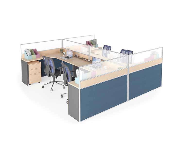 Partition Workstation Concept J 4 Pax - Lian Star Sarawak