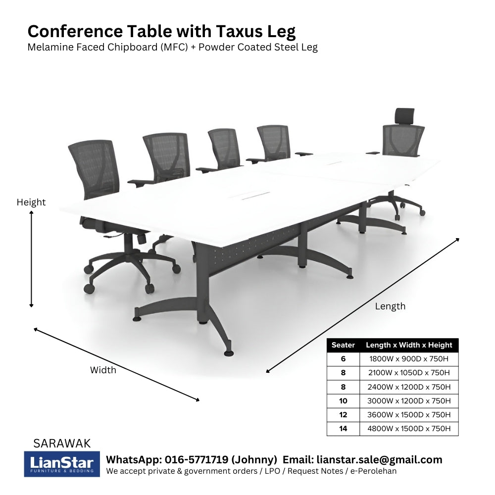 Taxus Leg Conference Table
