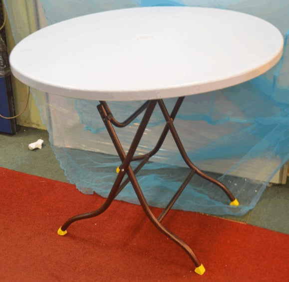 3V Plastic Folding Table (Round)