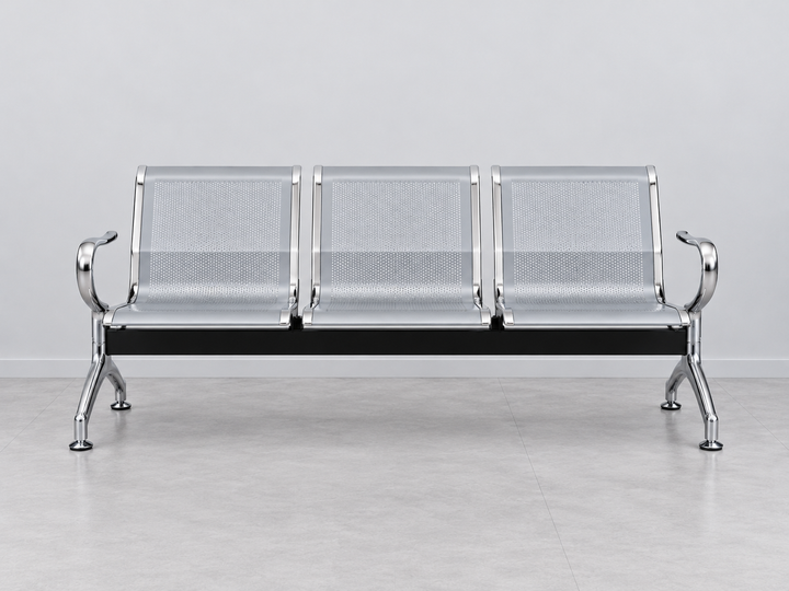 3 Seater Link Chair — front view