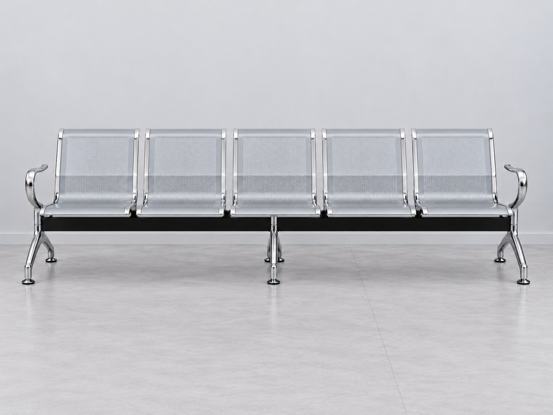 5 Seater Link Chair — front view