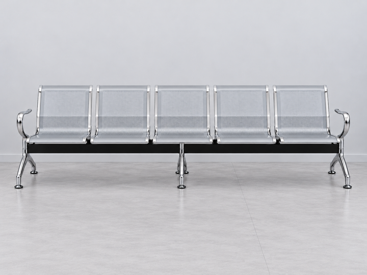5 Seater Link Chair — front view