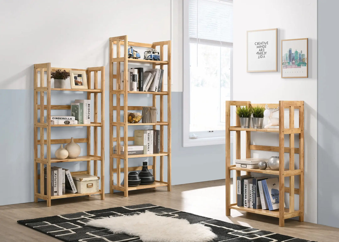 HIRO 3 Tier Solid Wooden Shelf - Lian Star Sarawak