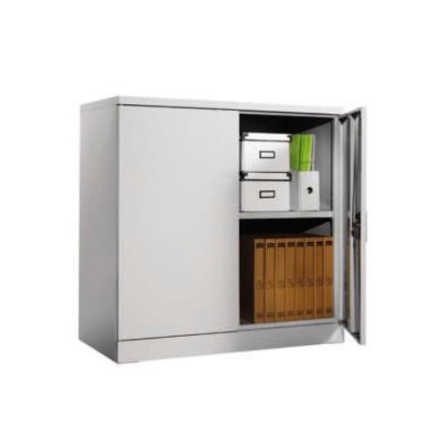 Low Steel Cabinet with Swinging Door