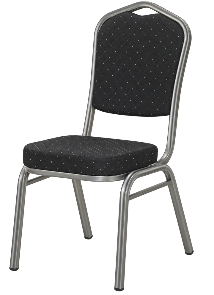Black Upholstered Banquet Chair — hero